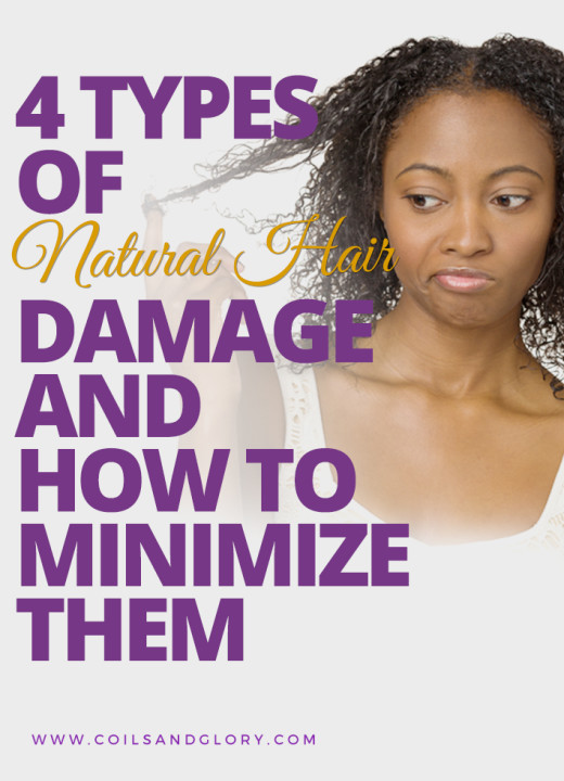 4 types of natural hair damage