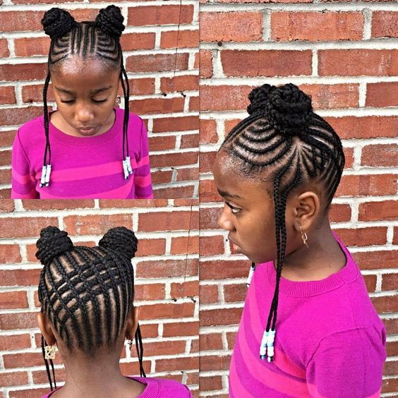 12 Easy Winter Protective Natural Hairstyles For Kids Coils And Glory