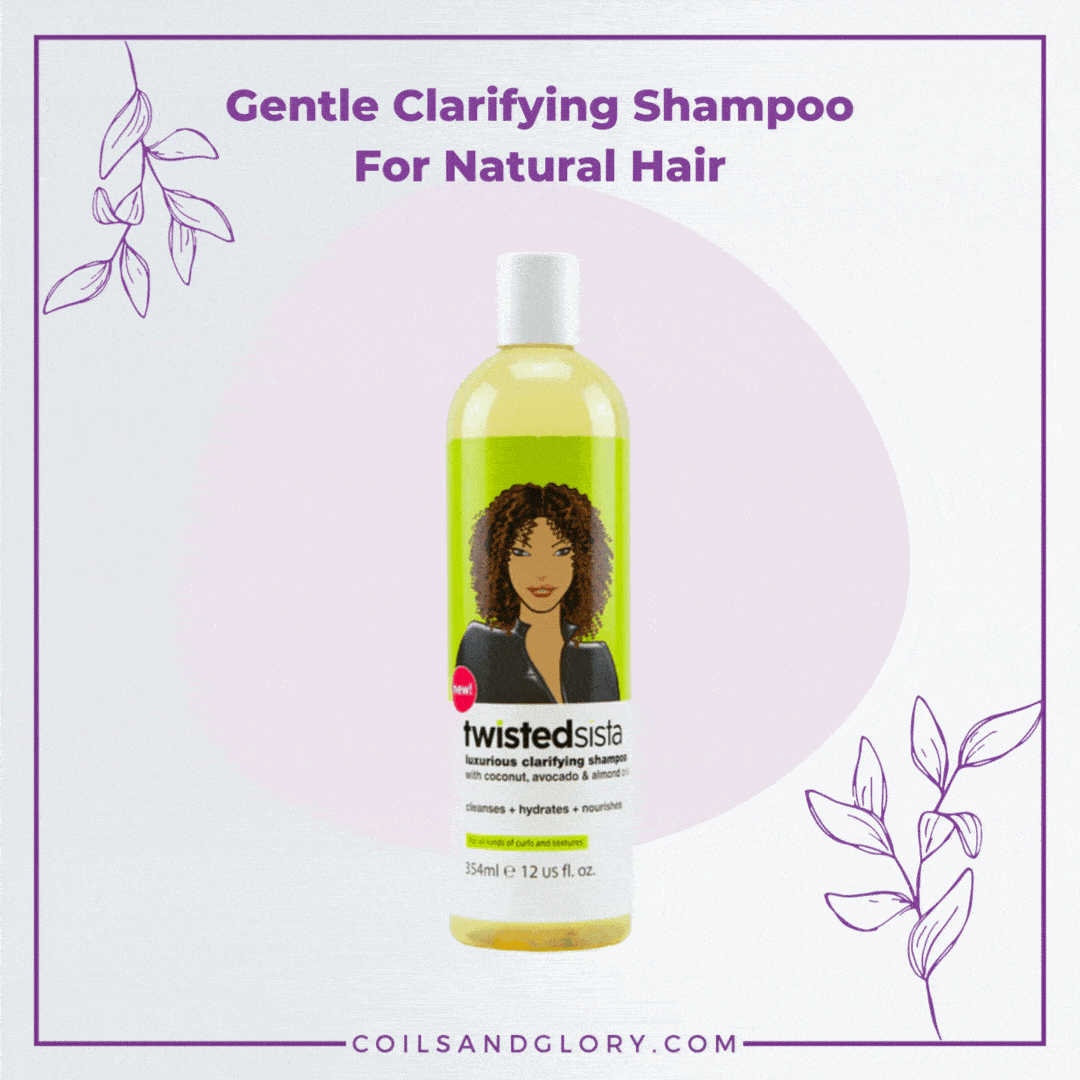 twisted claryfing shampoo for curly hair