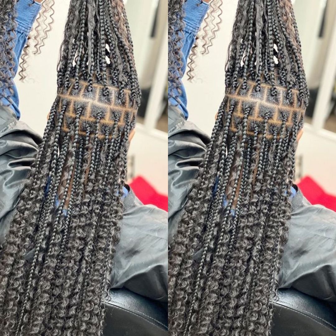 long boho box braids