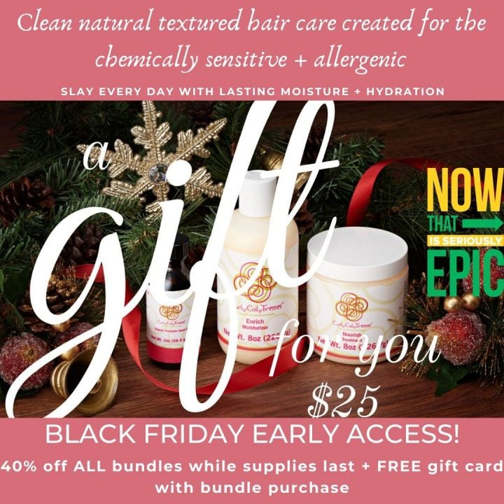 Curly coily natural hair products