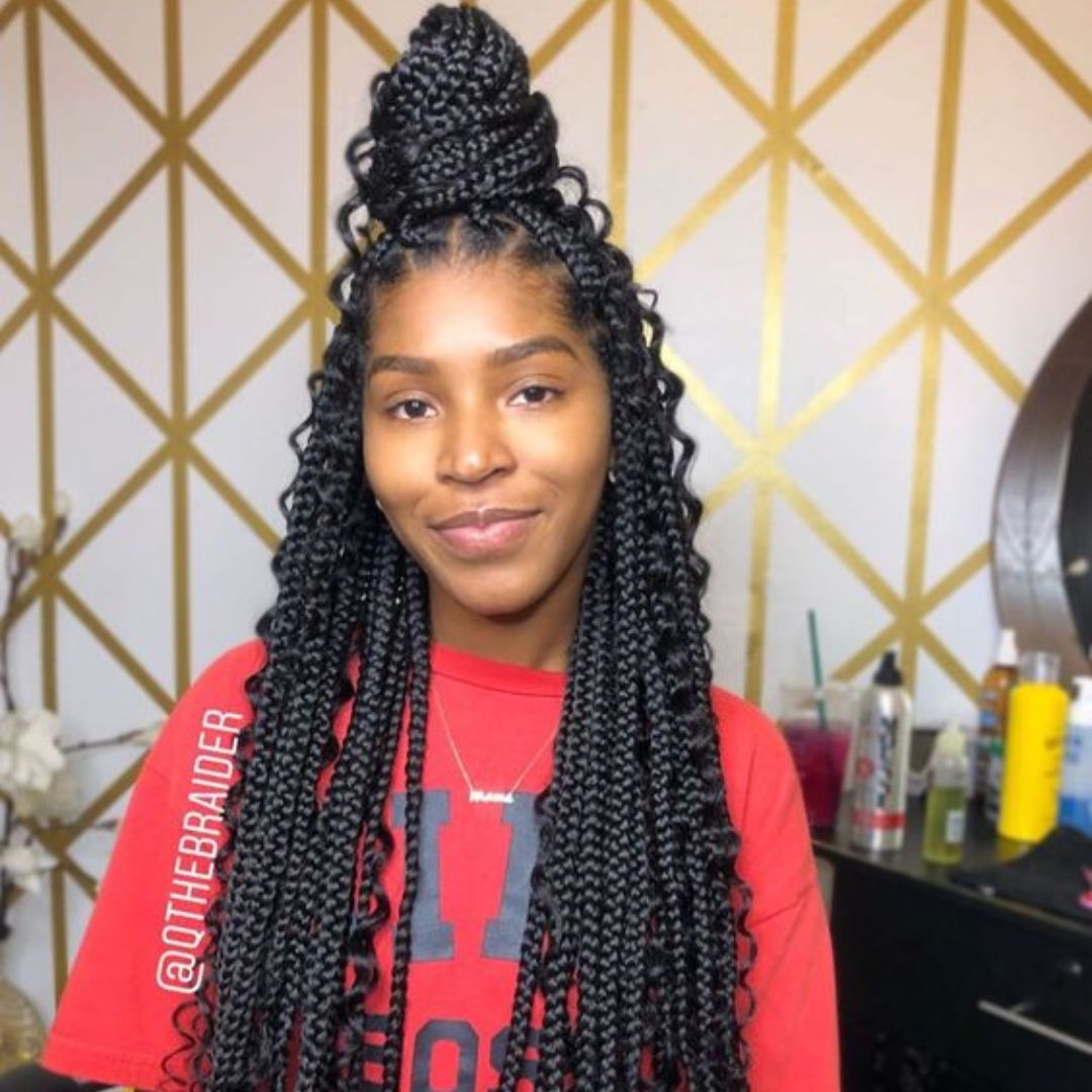  Boho Box Braids Styles