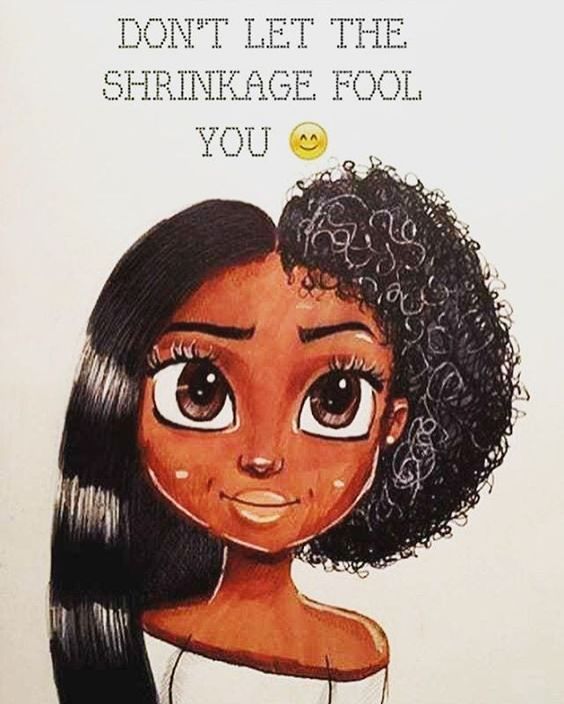 natural hair shrinkage