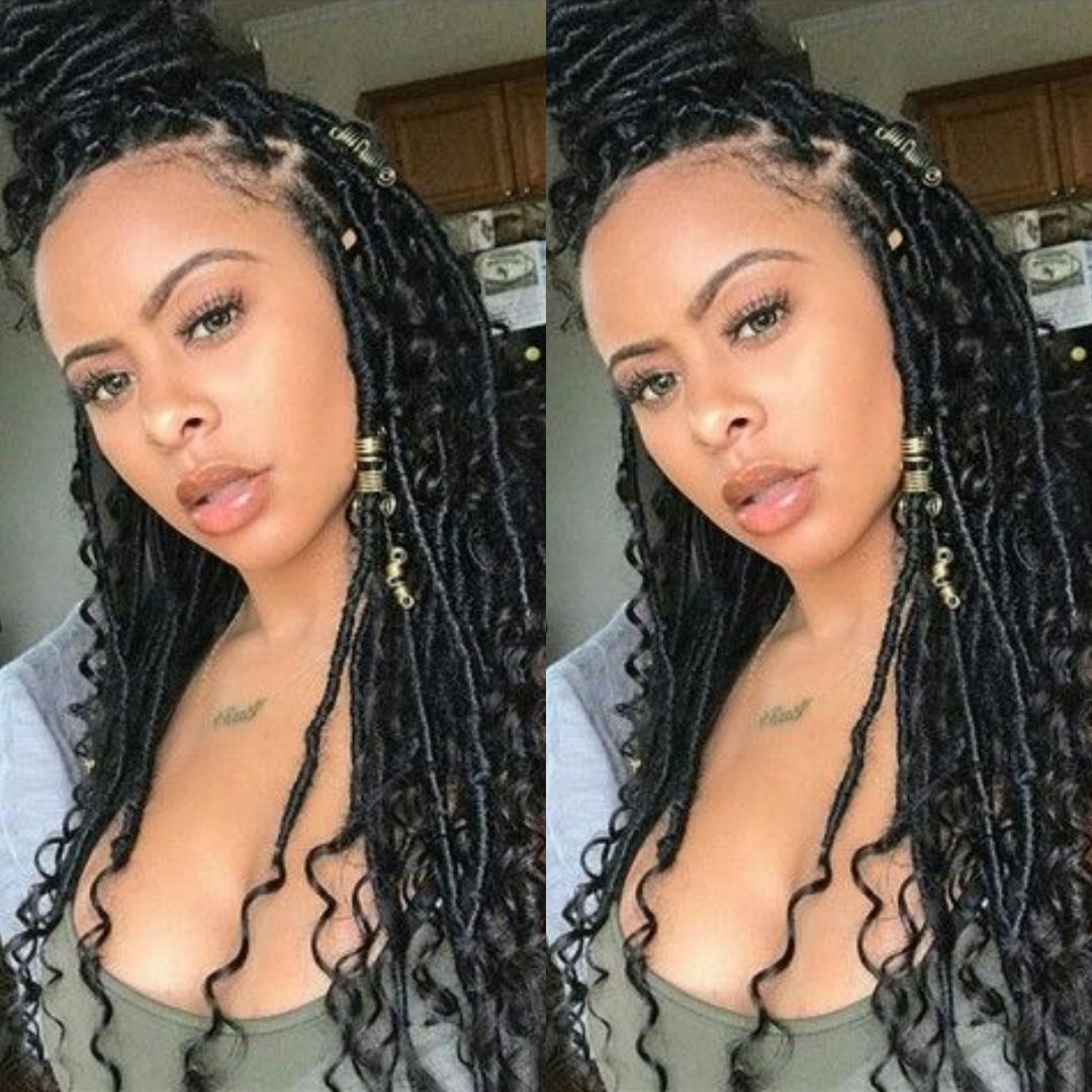 faux locs hairstyle