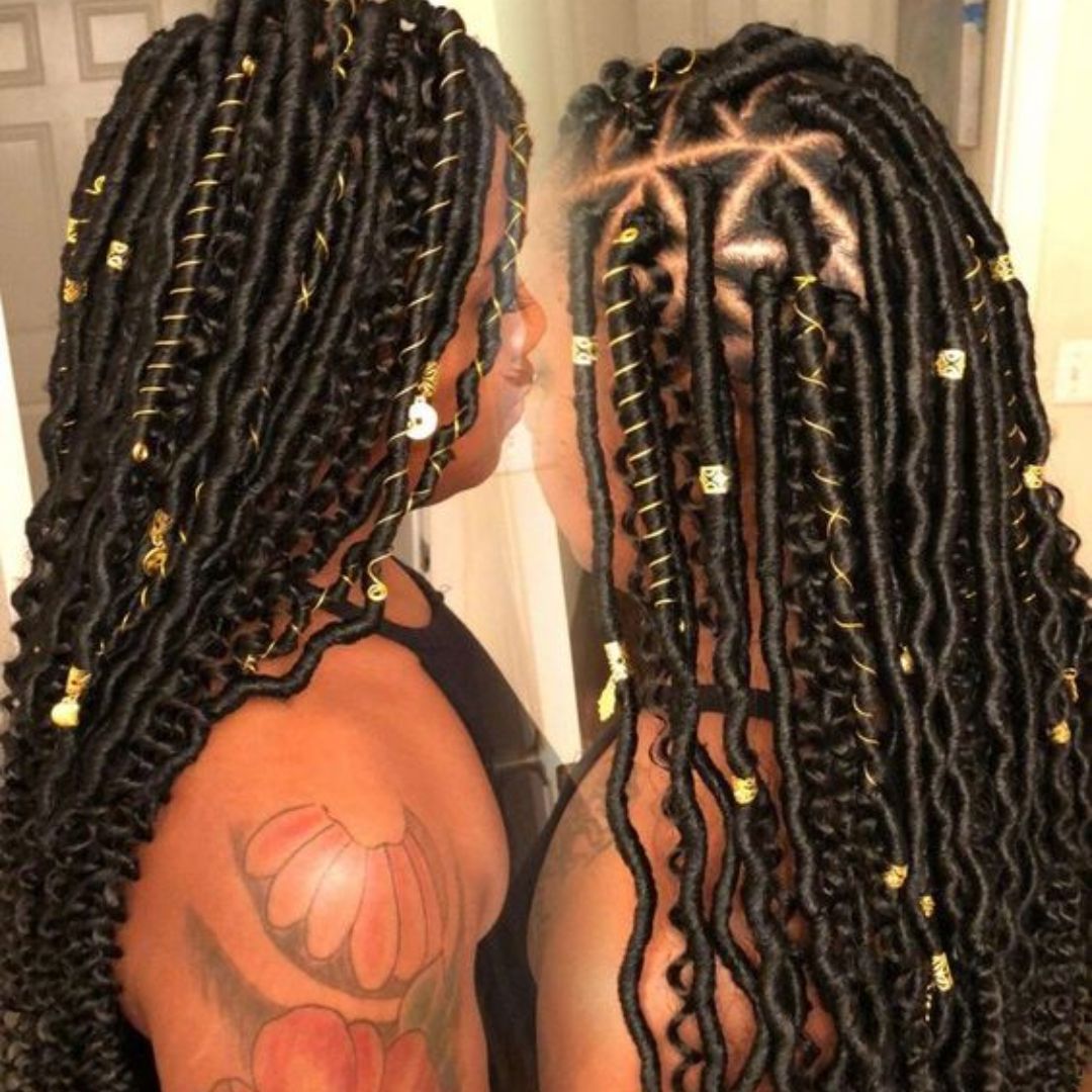 long goddess faux locs