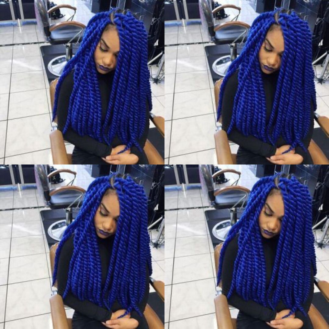 blue havana twists 