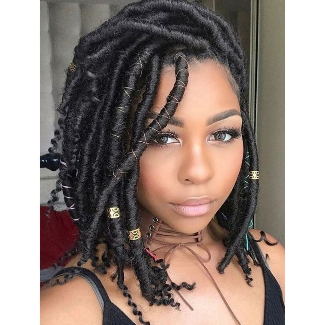 short faux locs style