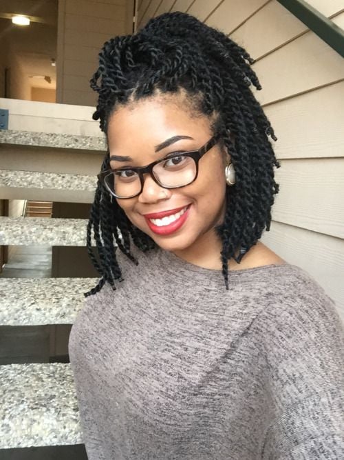 Shoulder Length Marley Twists