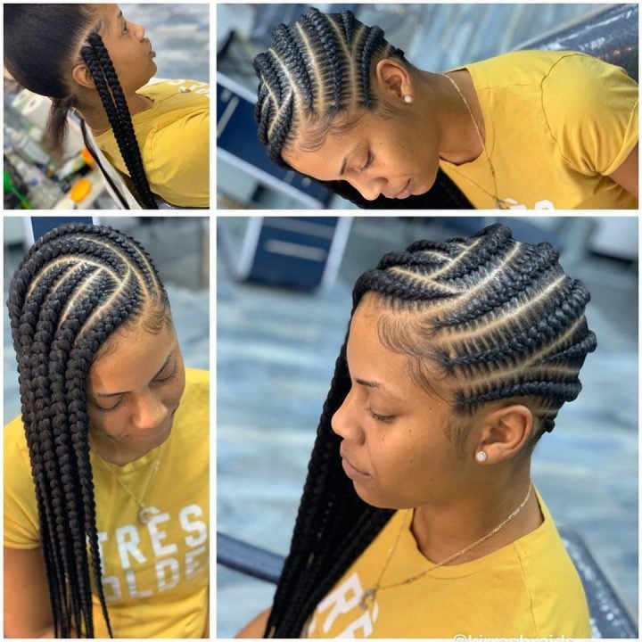 40 Elegant Lemonade Braids Protective Hairstyles with Full Guide ...