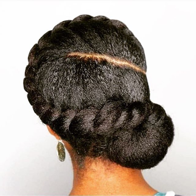 flat twists hairstyle for weddings