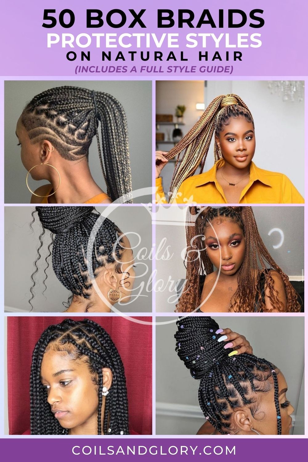 box braids hairstyles on natural hair