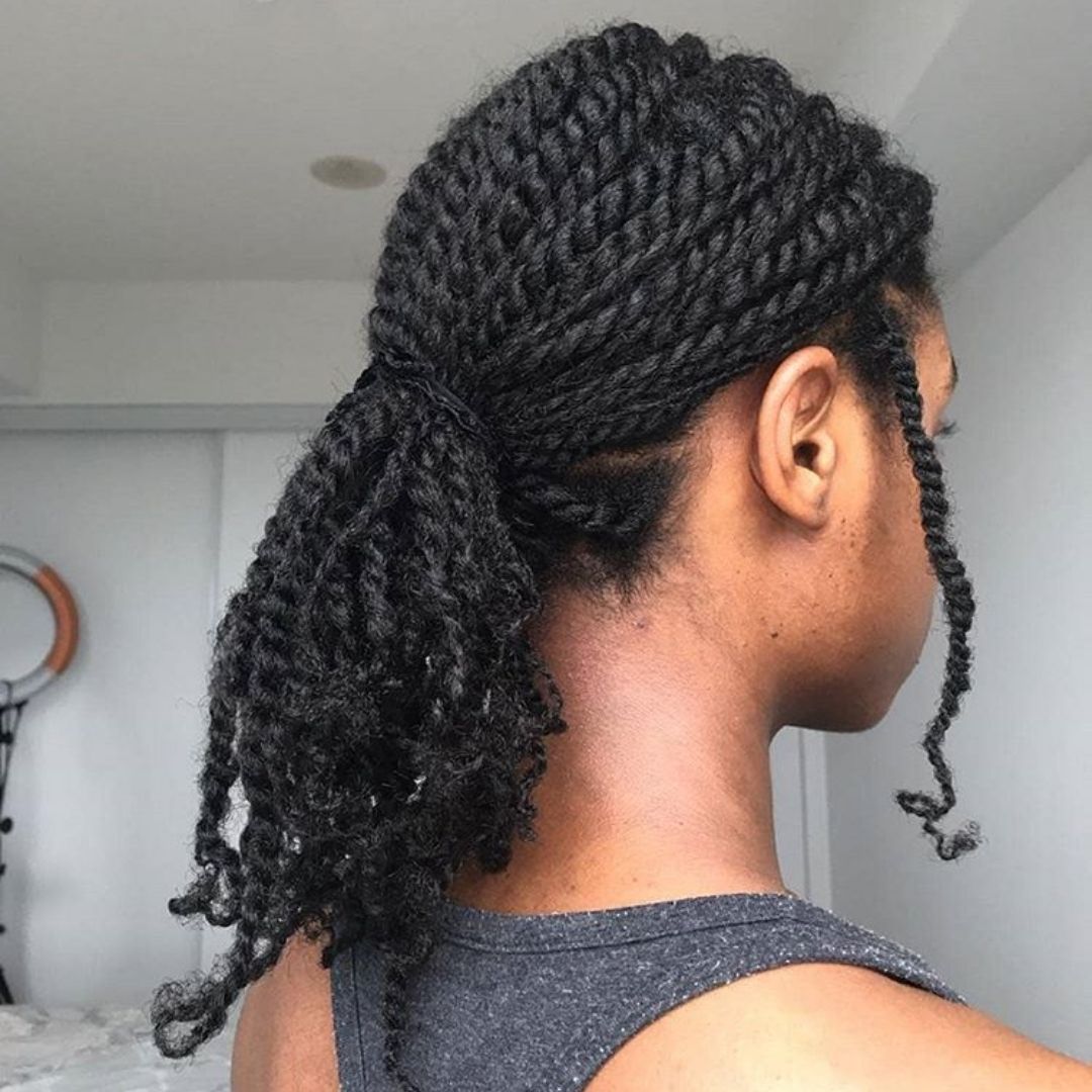 60 Beautiful Two-Strand Twists Protective Styles on Natural Hair for 2023 -  Coils and Glory