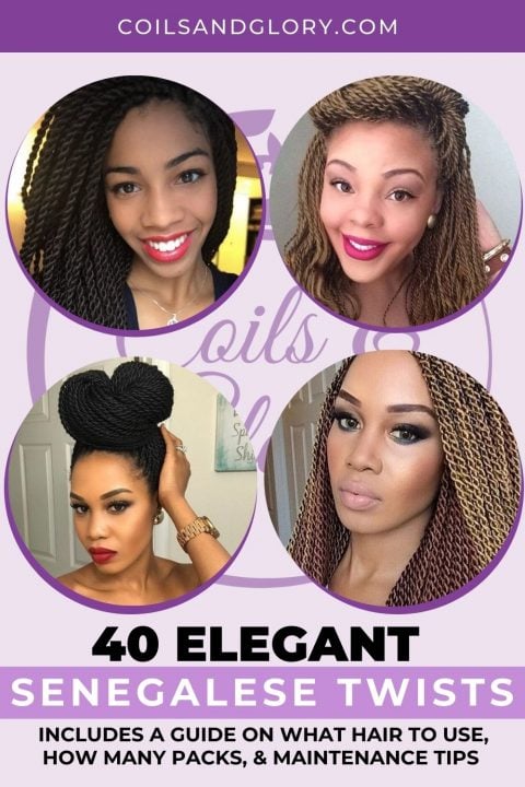 senegalese twist on natural hair