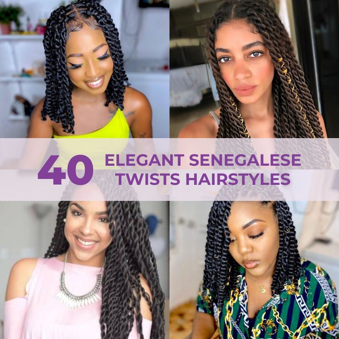 40 Elegant Senegalese Twists Hairstyles