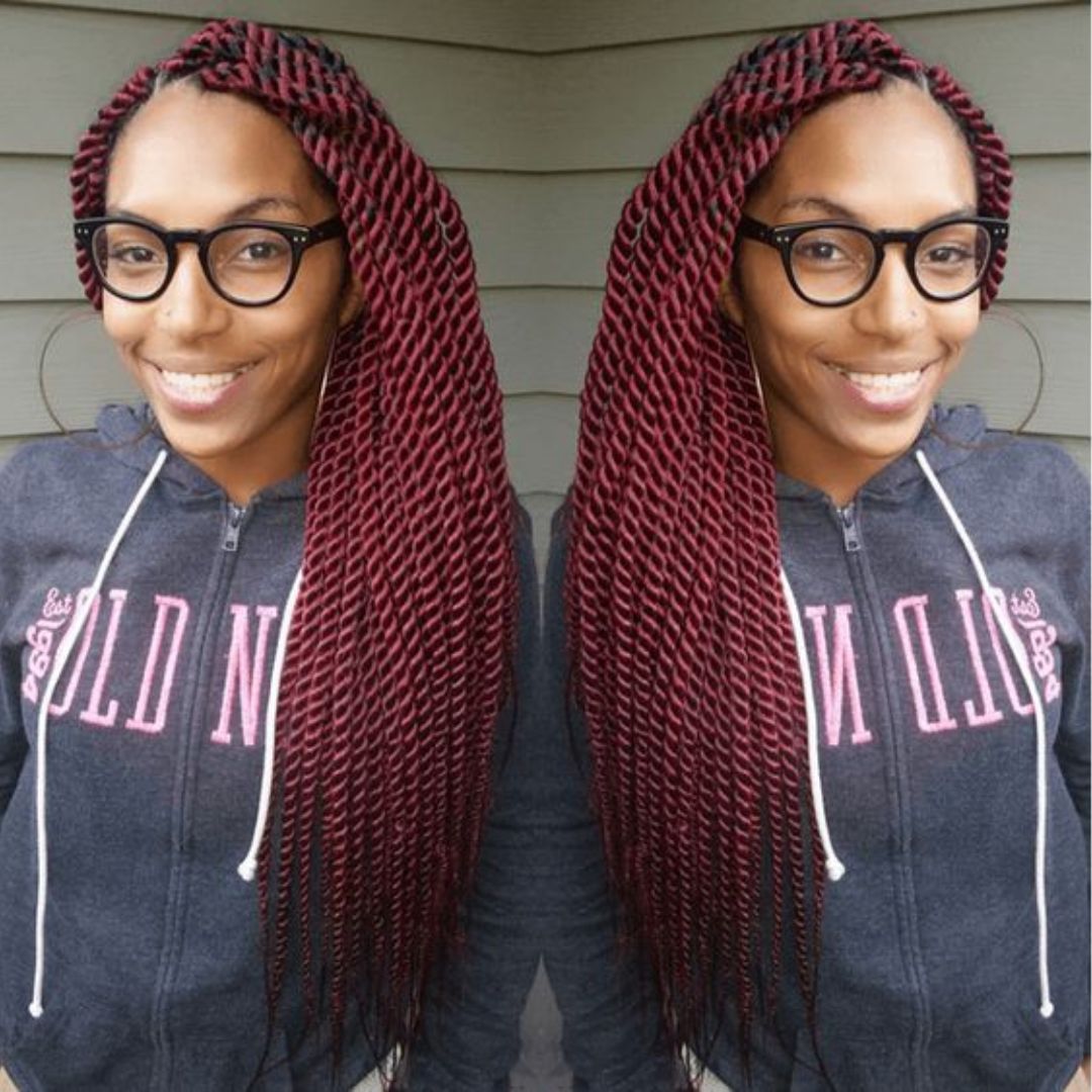 Jumbo Red Senegalese Twists
