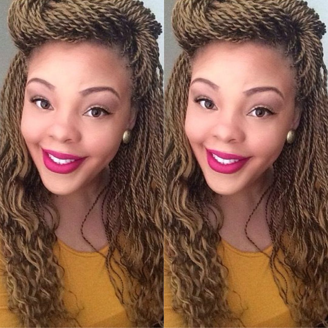 blonde Senegalese Twists