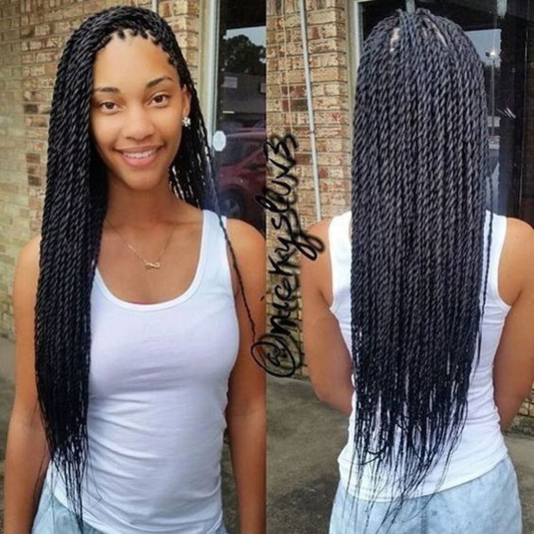 Elegant Senegalese Twists