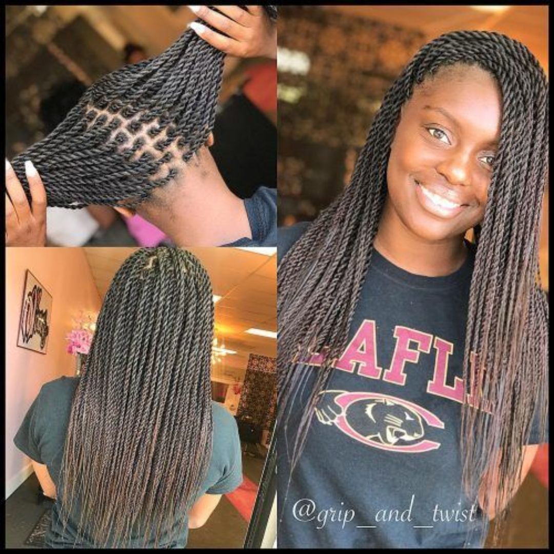 Thick Senegalese Twists Hairstyle