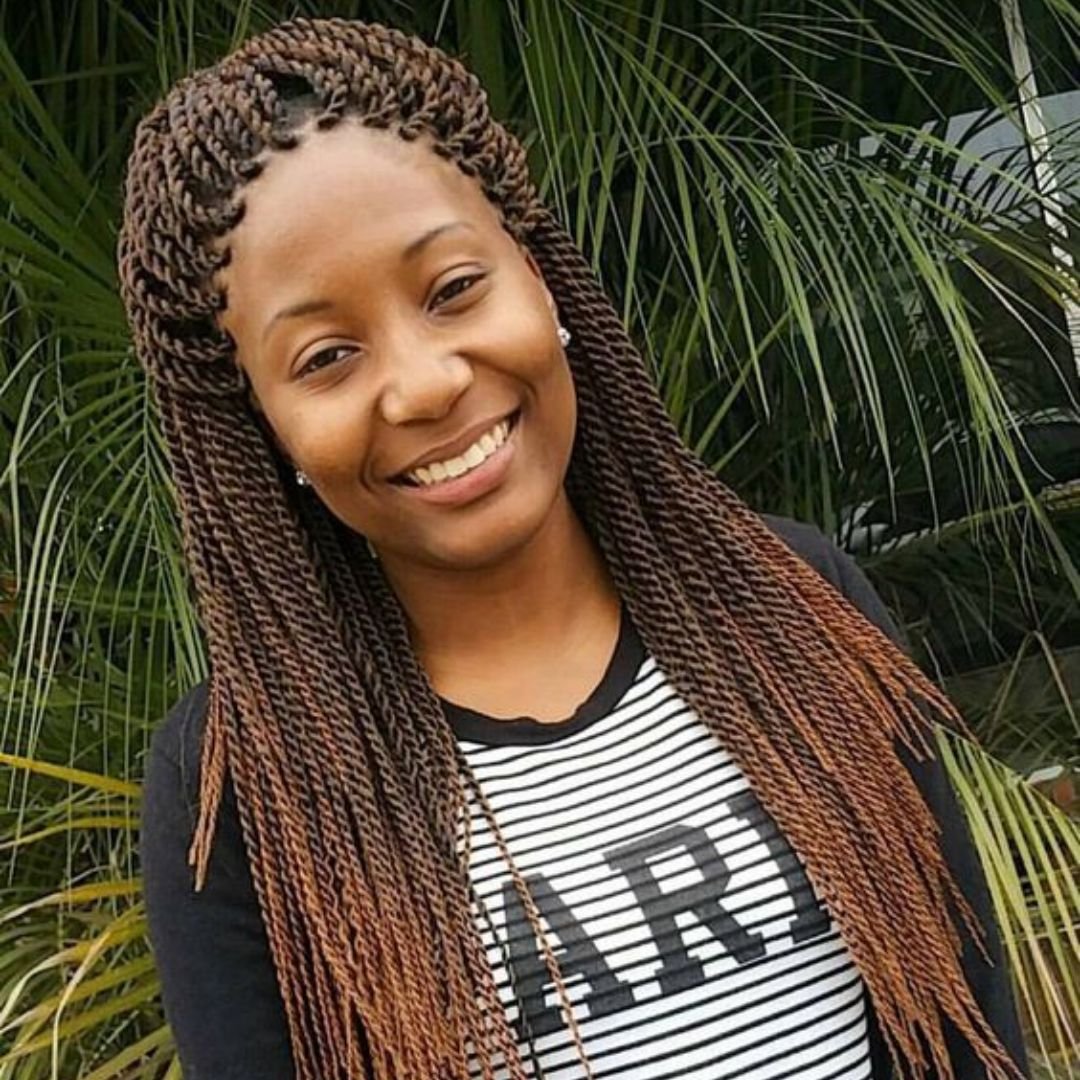 brown Senegalese Twists