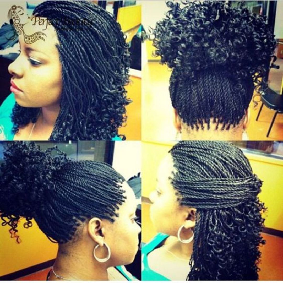 Micro Curly Senegalese Twists