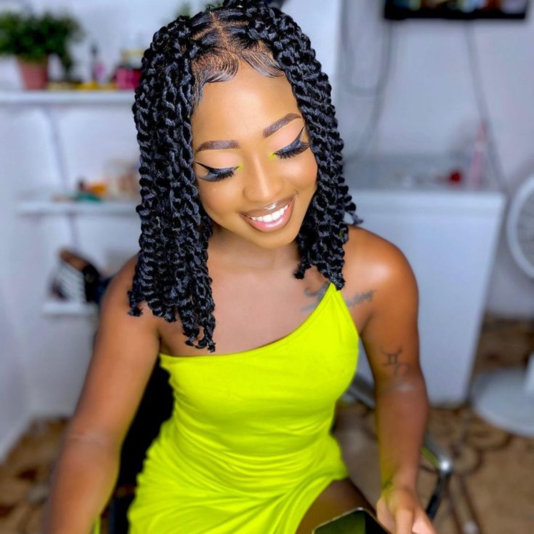 Shoulder Length Twists