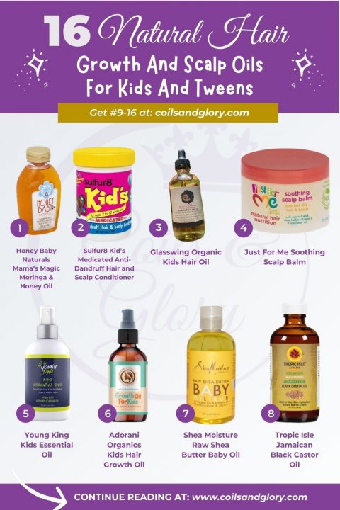 NATURAL HAIR GROWTH OILS FOR KIDS AND TWEEN