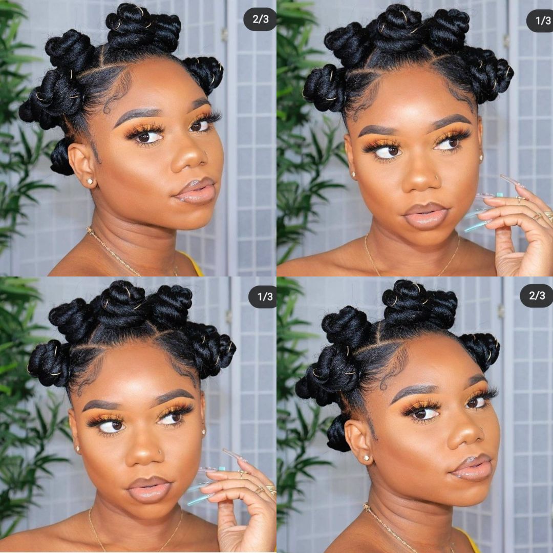 how to do bantu knots with hair extensions