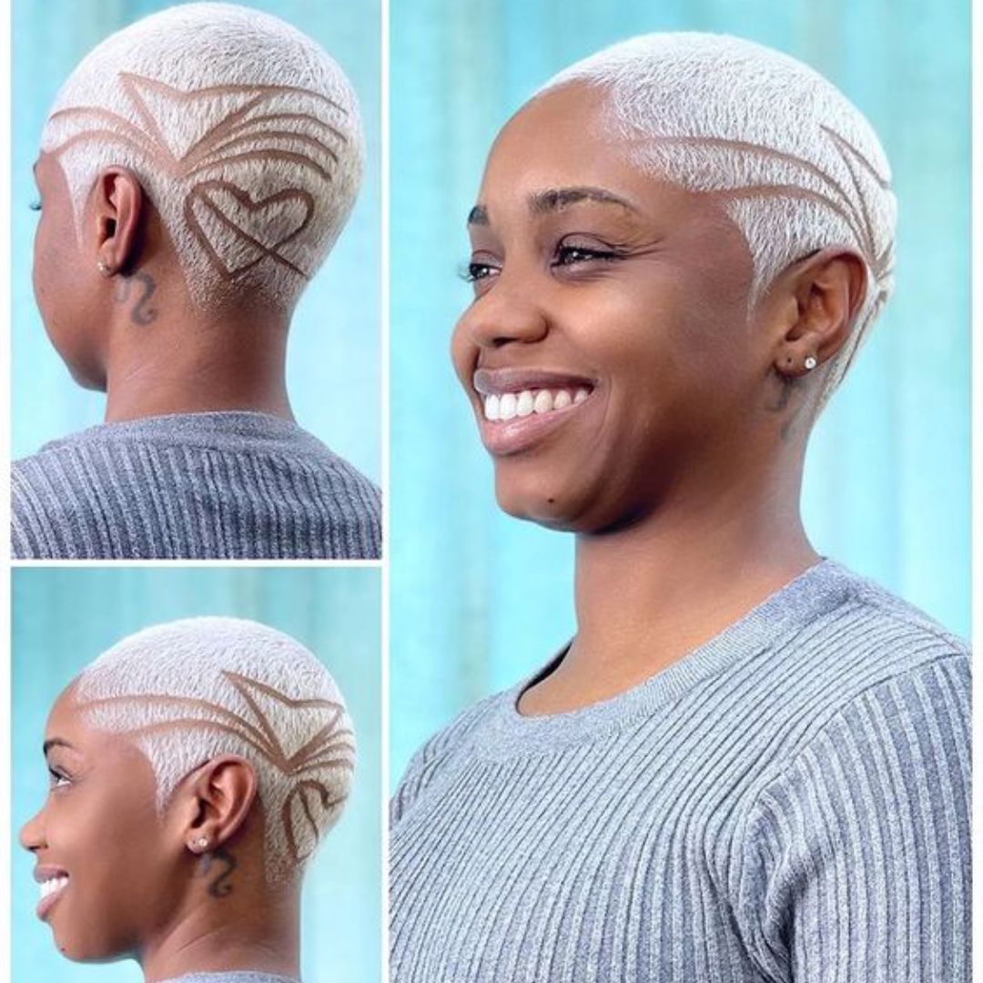 short natural hairstyle on black women 