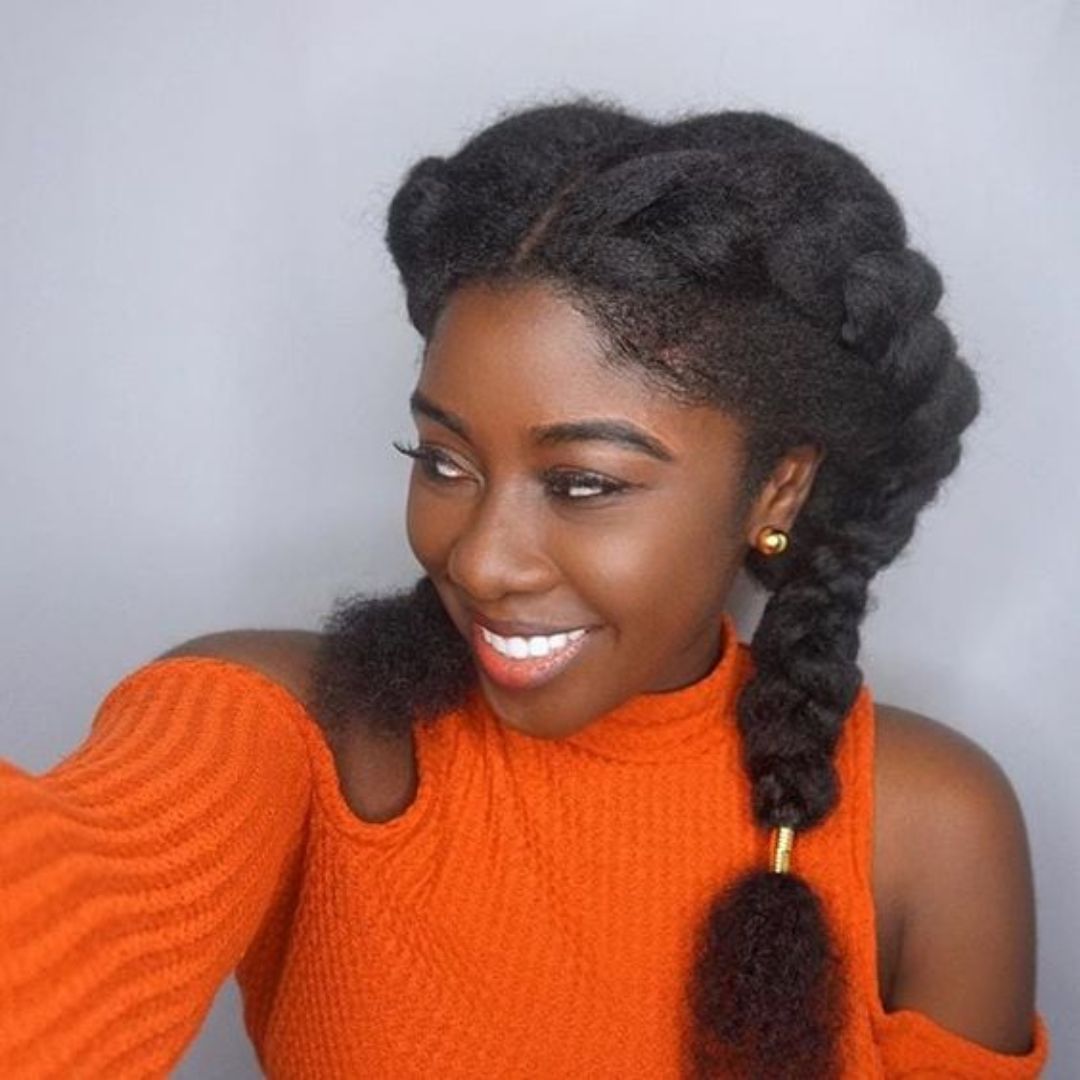 two braided haistyles with hair cuffs