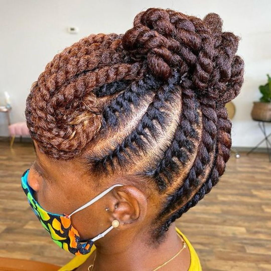 flat twists on 4c hair