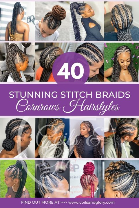 40 Stunning Stitch Braids Cornrows