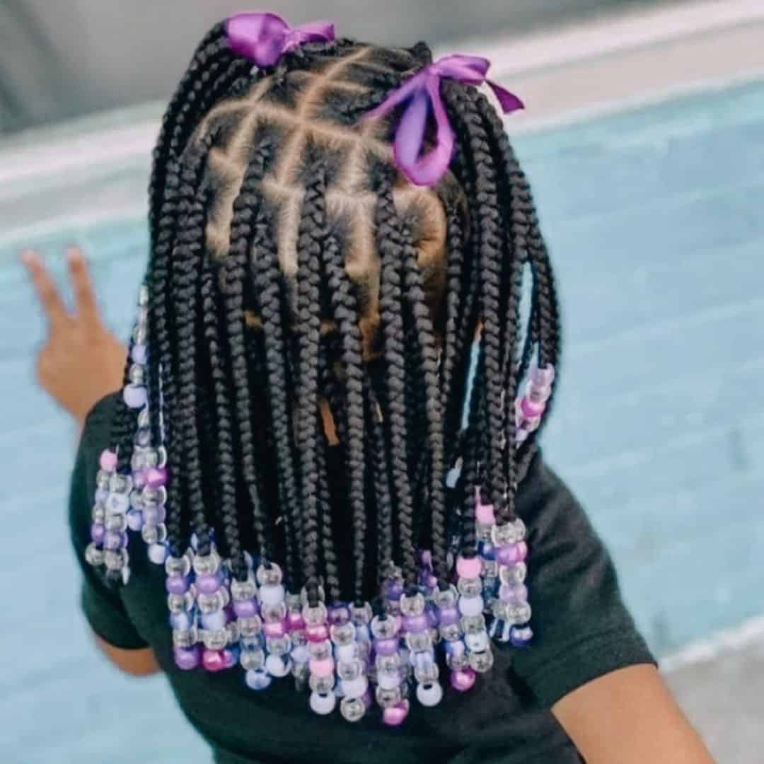 Box braids on Kids