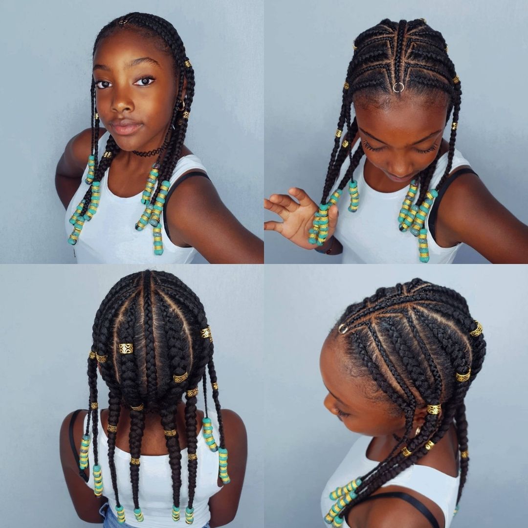 cornrows hairstyles on black teenagers