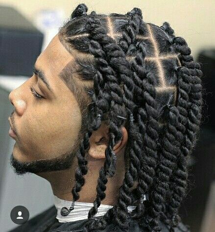 55 Attractive Two-Strand Twists Hairstyles For Black Men To Wear in 2023 -  Coils and Glory
