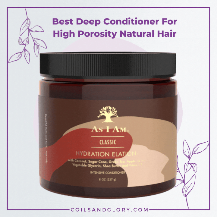 As I AM Hydration Elation Intensive Conditioner - Conditioner for high porosity hair 