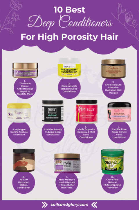 deep conditioners for high porosity hair