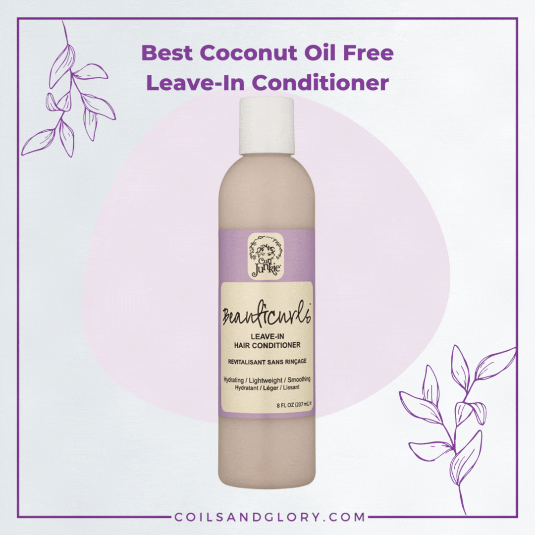 best Coconut Oil Free Leave-In Conditioners for natural hair - Curl Junkie hair conditioner 