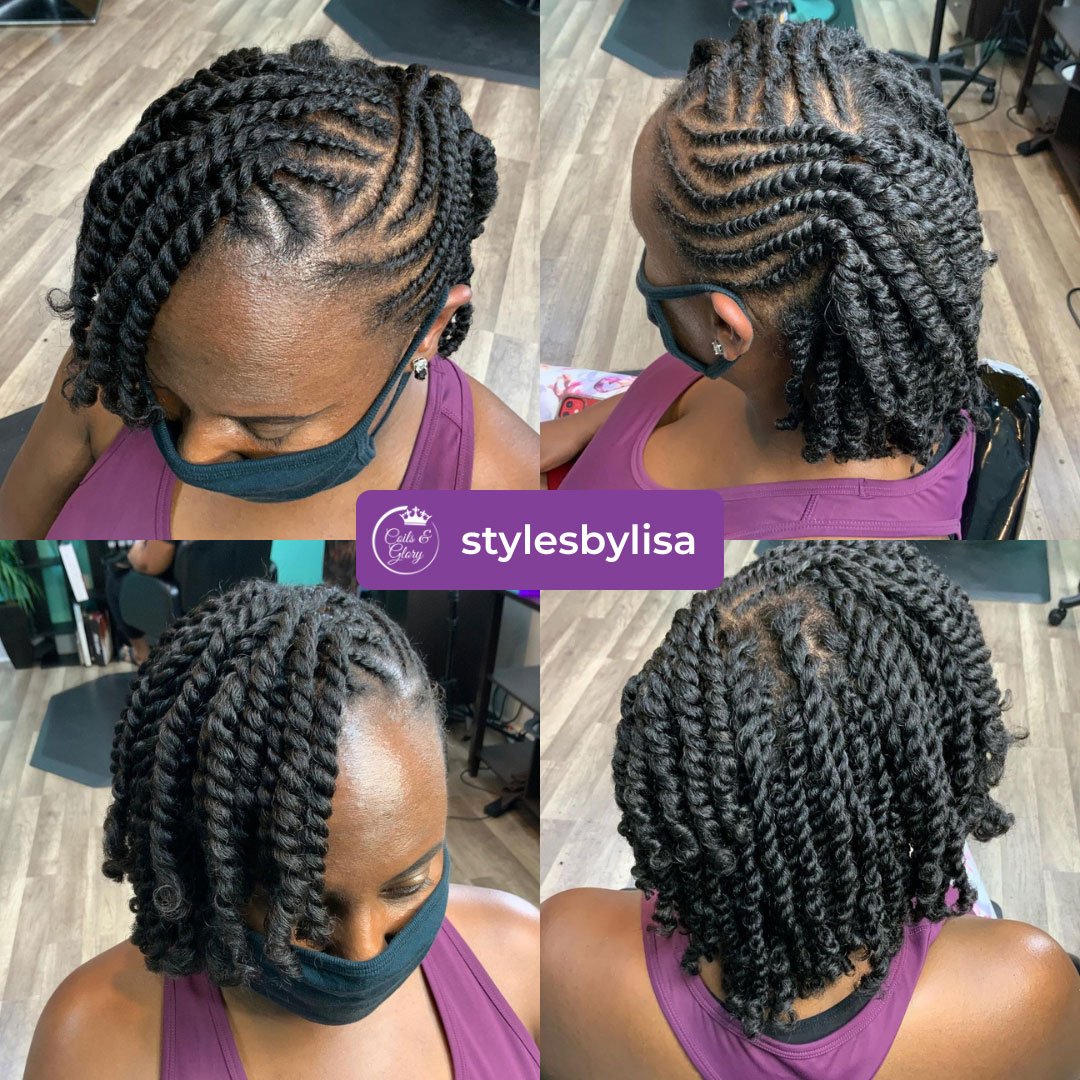 flat twists with two strand twists