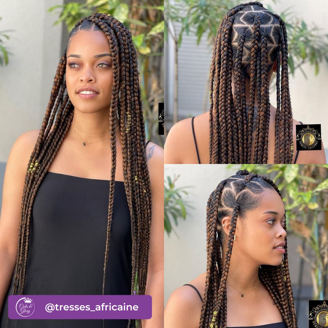unique pattern cornrow hairstyle