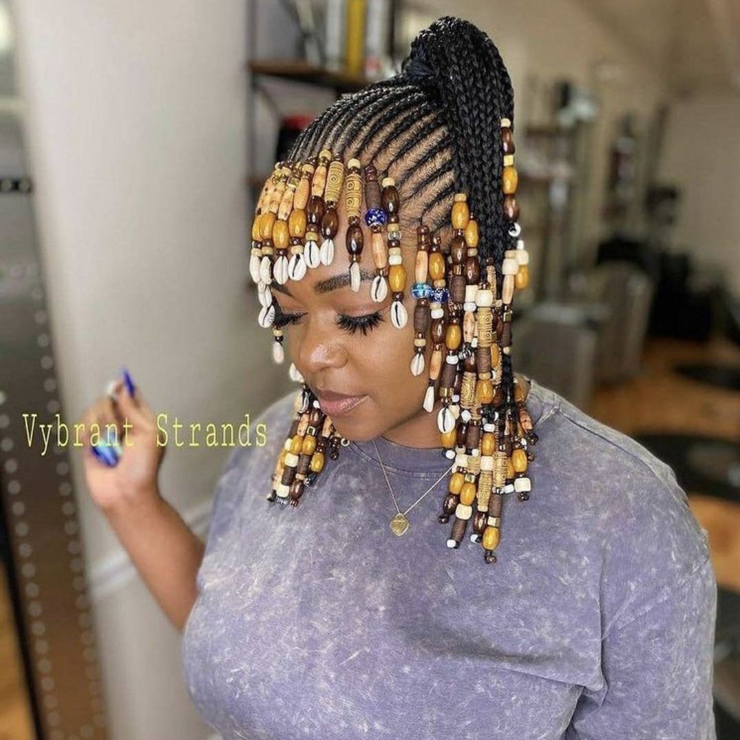 cornrow hairstyle for ladies