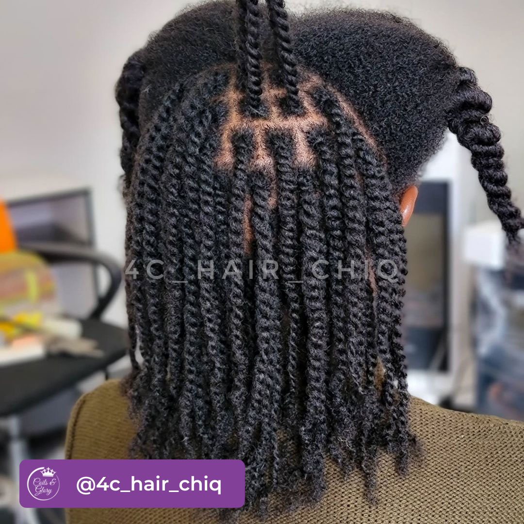 latest natural hair twist styles
