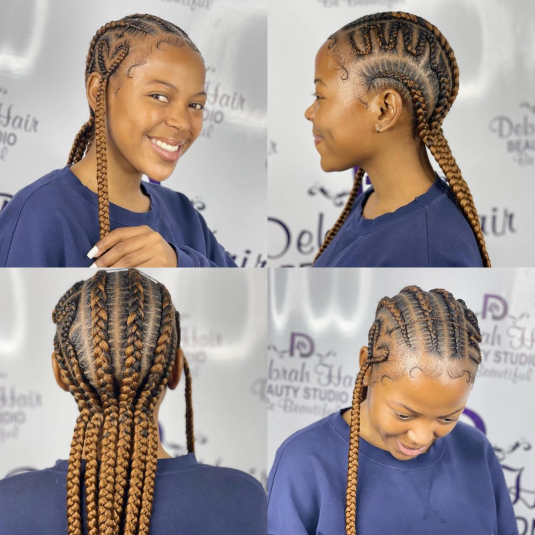 Captivating Cornrow Hairstyles - Ombre Cornrows