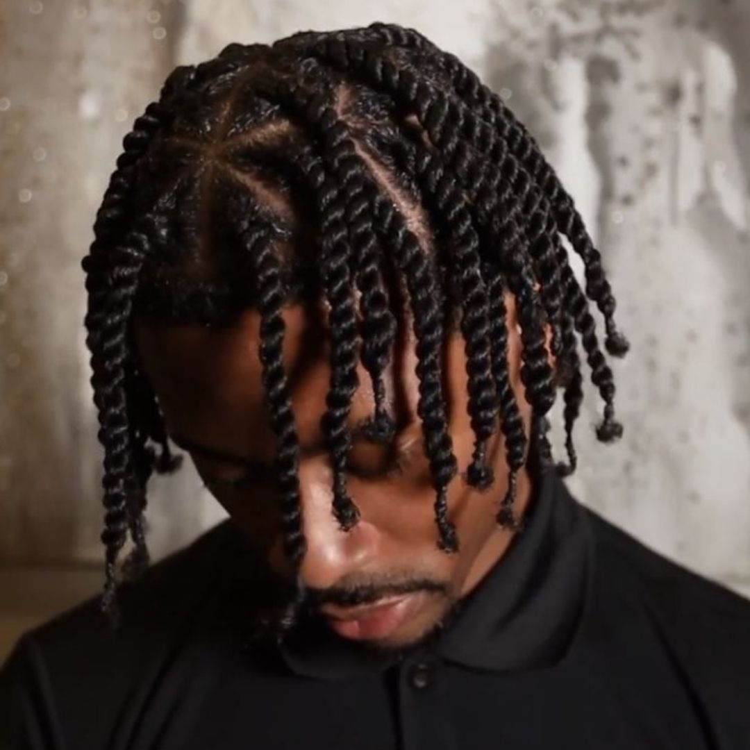 medium length two strand twists