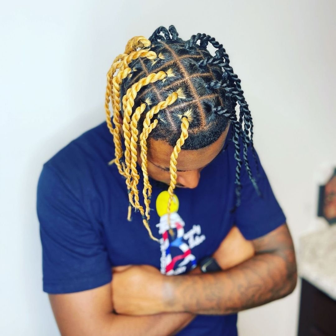 two toned color twists