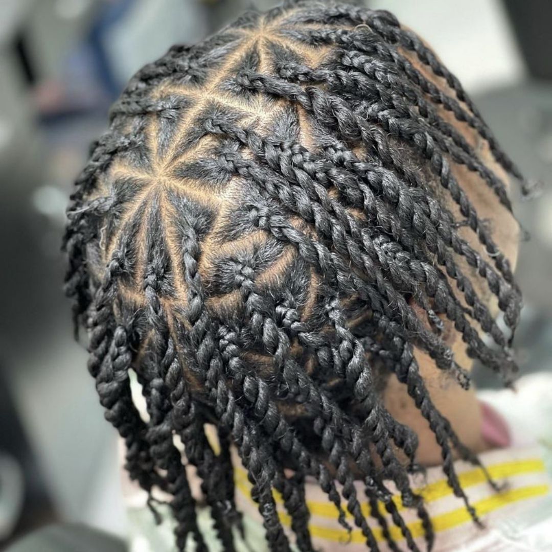 plaits and twists on men