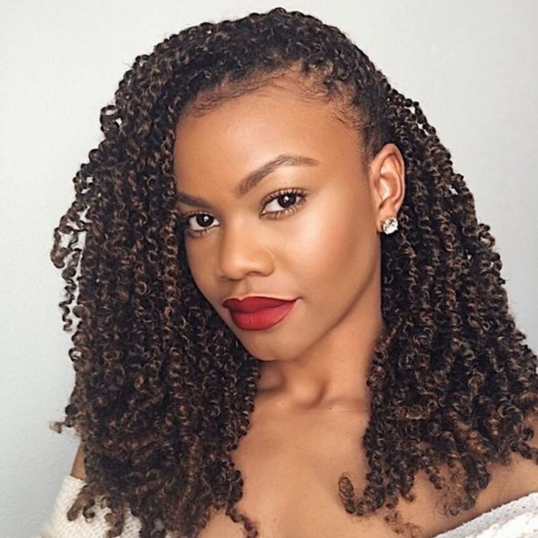 passion twist hairstyle for short hair