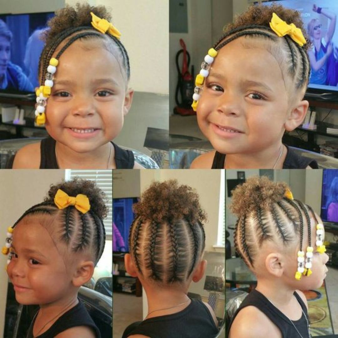easy little black girl braids