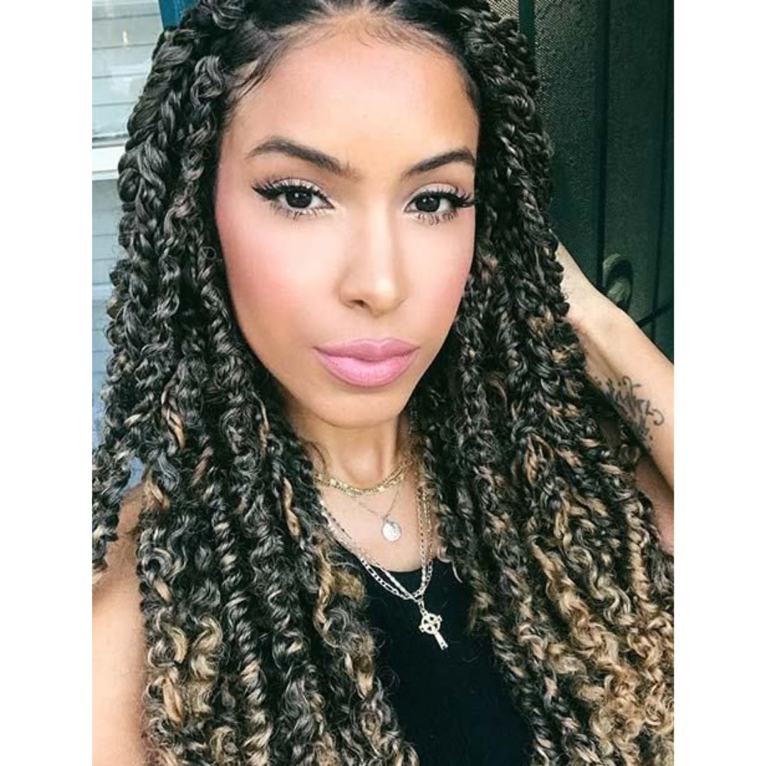 passion twist hairstyle ombre