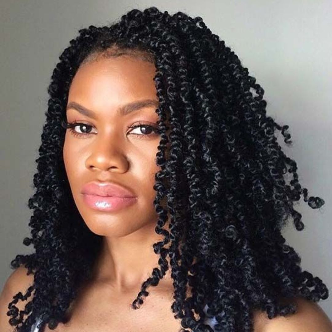 passion twist hairstyle for short hair