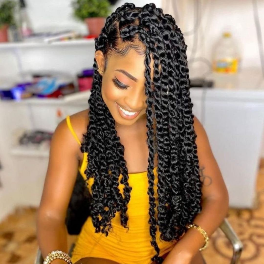 Square Part Passion Twists